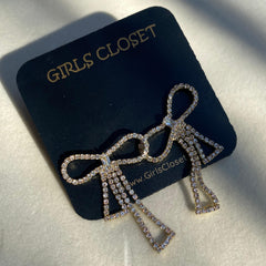 GC Infinity Silver Rhinestone Stud Earrings Crystal GC Infinity Silver Rhinestone Stud Earrings Crystal