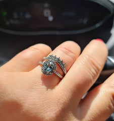 Crystal Carol Dual Ring Set Crystal Carol Dual Ring Set