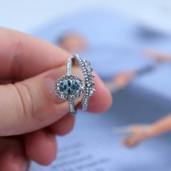 Crystal Carol Dual Ring Set Crystal Carol Dual Ring Set