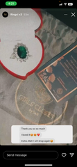Princes Diana / Kate Middleton Emerald Green Pure Silver Royal Ring Princes Diana / Kate Middleton Emerald Green Pure Silver Royal Ring