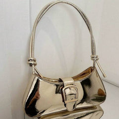 Sparkly Y2k Crossbody Retro Bag Fire Gold