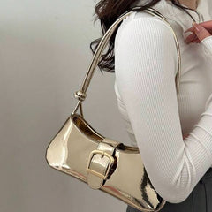 Sparkly Y2k Crossbody Retro Bag Fire Gold