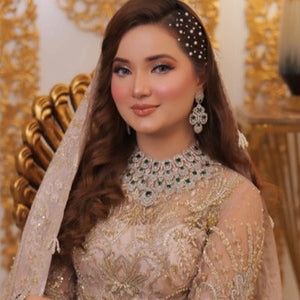 Kiara Advani Inspired American Diamond Bridal Set With Ring