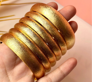 Gold & Bold Thick Pack Of 6 Diva Bangles