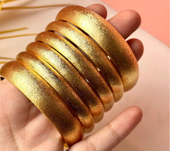 Gold & Bold Thick Pack Of 6 Diva Bangles