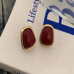 Glamorous Vintage French Stud Royal Earrings