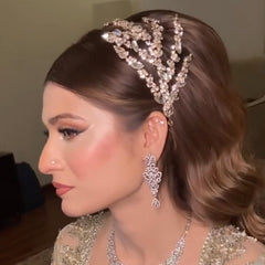 Emma Headpiece Luxurious Handmade Rhinestones