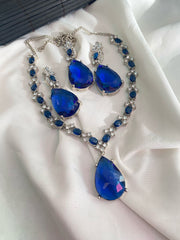 SIMRAN AD Crystal Zarkon Deluxe Sets With Doublet Stone