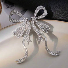 Sparkling Bow Knot Rhinestone Premium Earrings