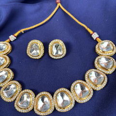 GC Indian Polki Uncut Diamond Kundan Studded Stones