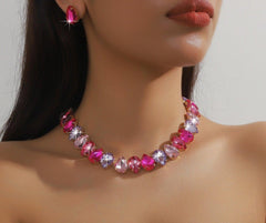 Fuchsia Fantasy Zircon Set