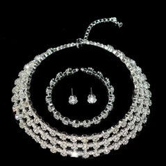 Prestige Neck Piece Statement  Zircon Multi Layered Neck Piece.