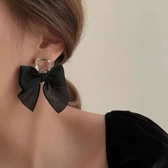 Lace Bow Knot Artistic Diva Earrings