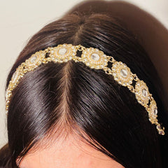 Kundan Sheesh Phool Maatha Patti Hair GC Premium