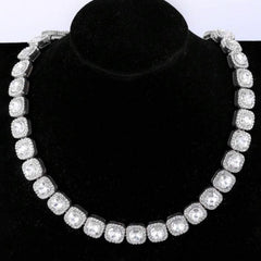 Icy Cubic Rhinestone Zirconia Necklace - Ultra Luxury