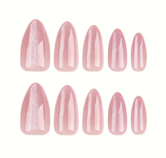 Nude Glossy Press On Nails For Everyday Wear