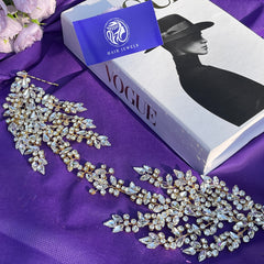 Emma Headpiece Luxurious Handmade Rhinestones