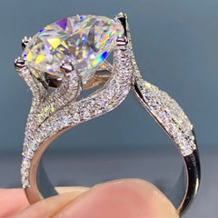 SALENA Pure Silver Glam Diamond Vibe Ring