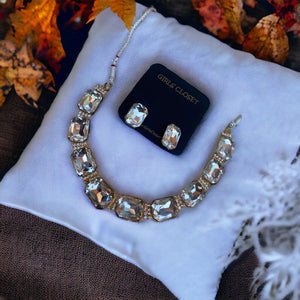 Montana Cushion-Cut Rhinestone Deluxe Set