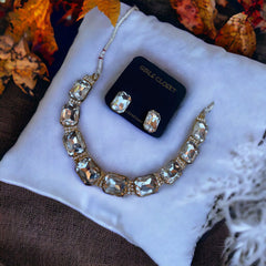 Montana Cushion-Cut Rhinestone Deluxe Set