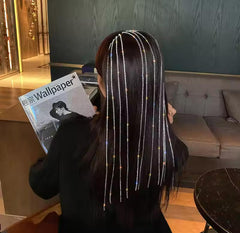 Premium Hair Band Rhinestone Exaggeration Tassel