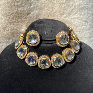 GC Indian Polki Uncut Diamond Kundan Studded Stones