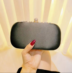 Glitterly Hand Crafted Deluxe Gemstone Clutch Bag