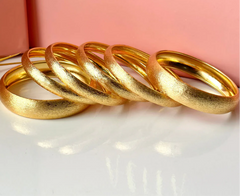 Gold & Bold Thick Pack Of 6 Diva Bangles