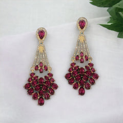Vintage Deluxe Rhinestone Statement Earrings