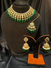 RAIHA Kundan Studded Indian Glamour Set