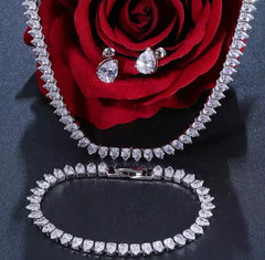 JANE - Water Drop Zirconium Combo Deluxe Set