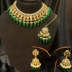RAIHA Kundan Studded Indian Glamour Set