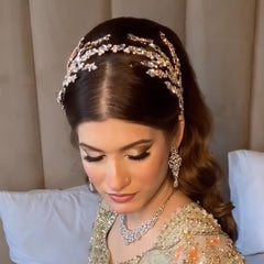 Emma Headpiece Luxurious Handmade Rhinestones