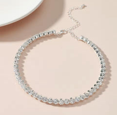 Diva Glam Sparkly & Icey Rhinestone Premium Choker