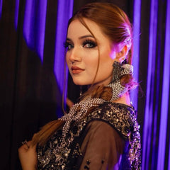 GC Ultra Luxurious Rhinestone Tassel Headwear Clip (Silver)