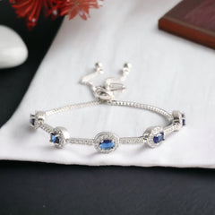 Silver Plated Bling Crystal Bracelets