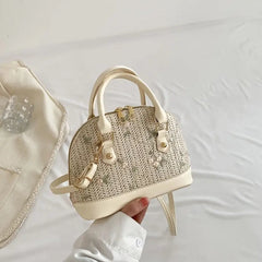 GC's Floral Chic Leather Crossbody Bag