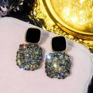 Dazzling Crystal Teardrop Earrings Rhinestone
