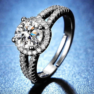 GC Luxurious Silver Layer Adjustable Ring