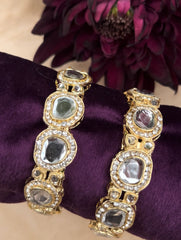 Supreme Quality Polki Kundan Bangles