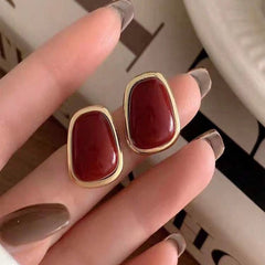 Glamorous Vintage French Stud Royal Earrings