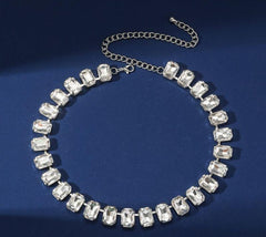 Charlotte Cubic Zirconia Rhodium Plated Necklace