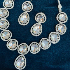 Polki Uncut Diamond Kundan Studded Stones