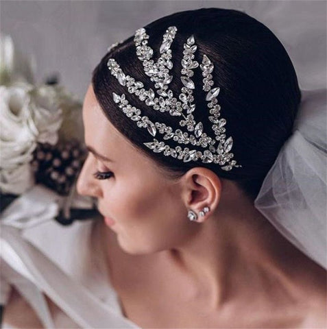 Emma Headpiece Luxurious Handmade Rhinestones