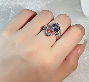 OLIVIA Deluxe Adjustable Pure Silver Ring