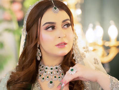 Kiara Advani Inspired American Diamond Bridal Set With Ring