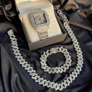 Gen Z Aesthetics Iced Out Diamond Premium Combo