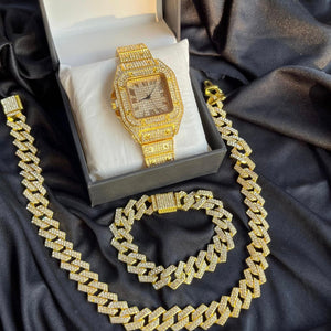 Gen Z Aesthetics Iced Out Diamond Premium Combo