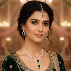 HADIQA Emerald Green Super Deluxe Set