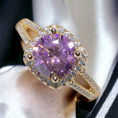 HAILEY Electro Gold Plated Adjustable Ring